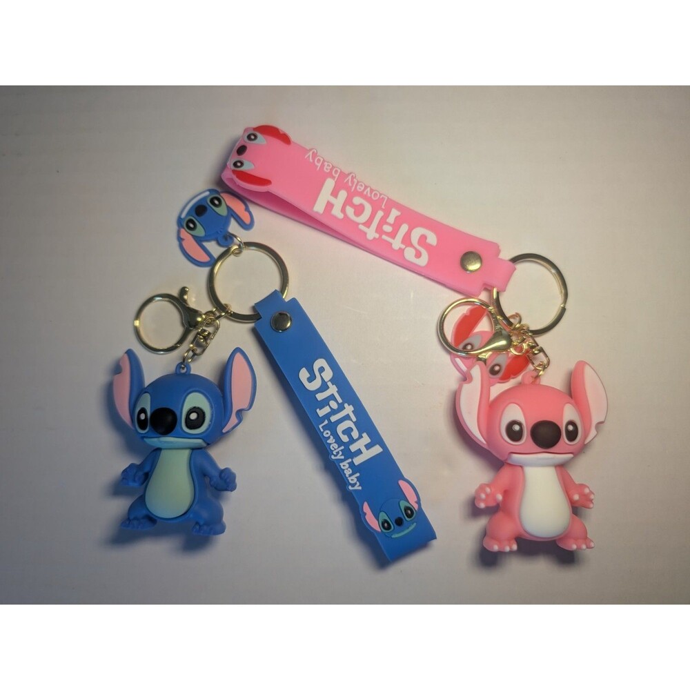 Stitch & Angel 2(Pcs) - Keychains